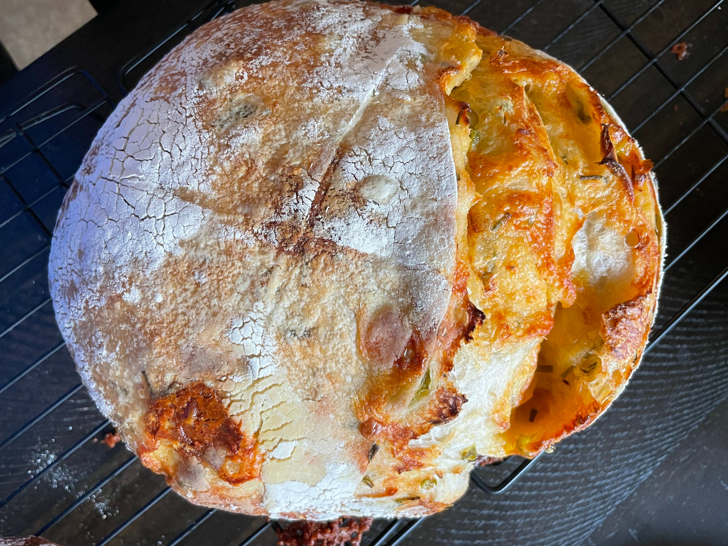 Pickled Jalapeno Cheddar Sourdough