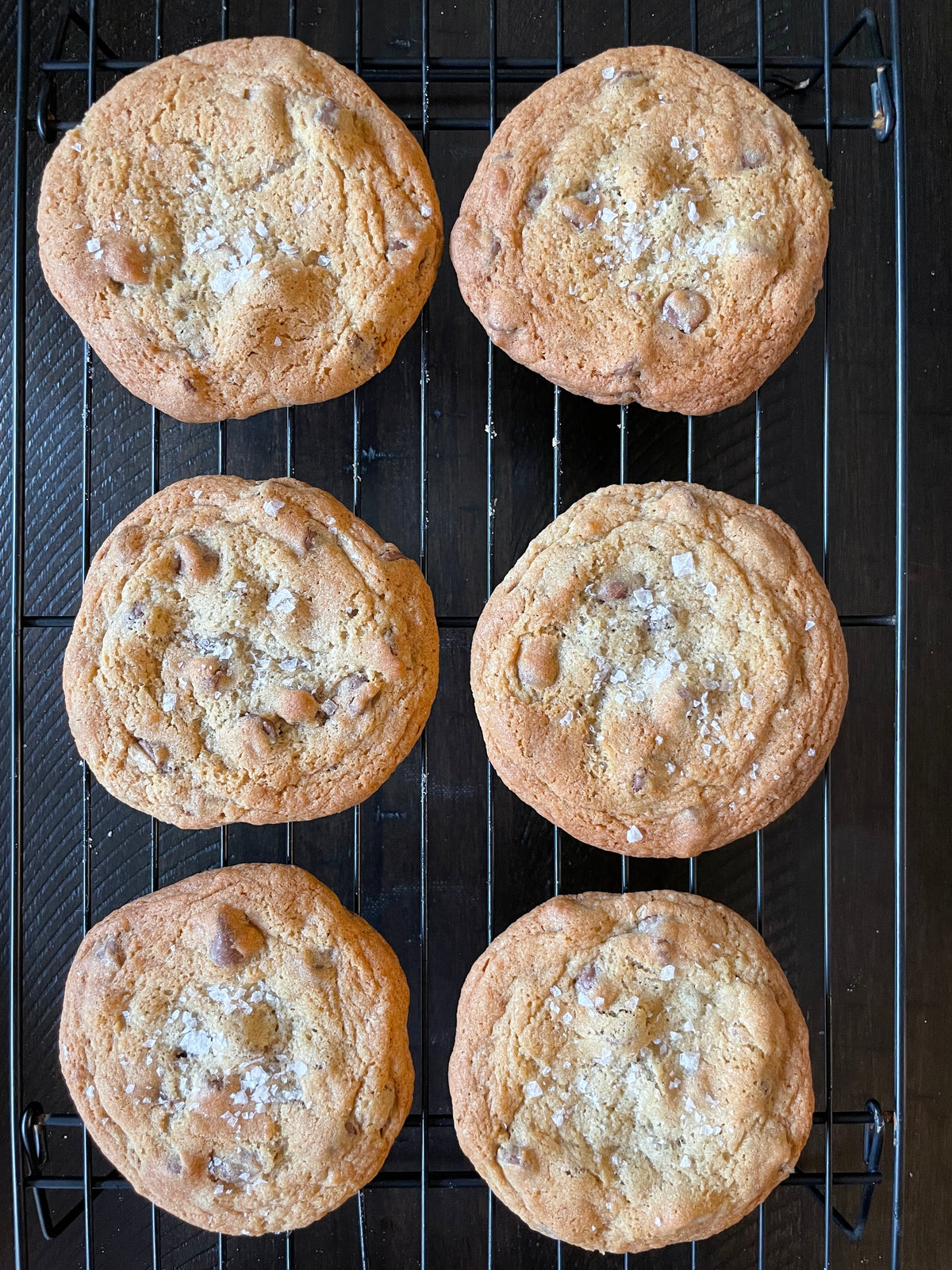Sea Salt Milk Chocolate Chip Cookies