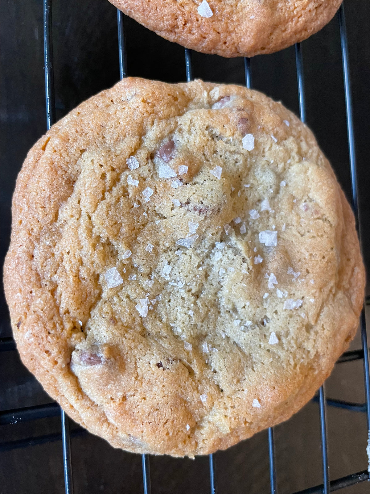 Sea Salt Milk Chocolate Chip Cookies